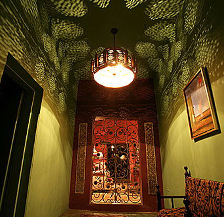 Hallway to Guests only Courtyard